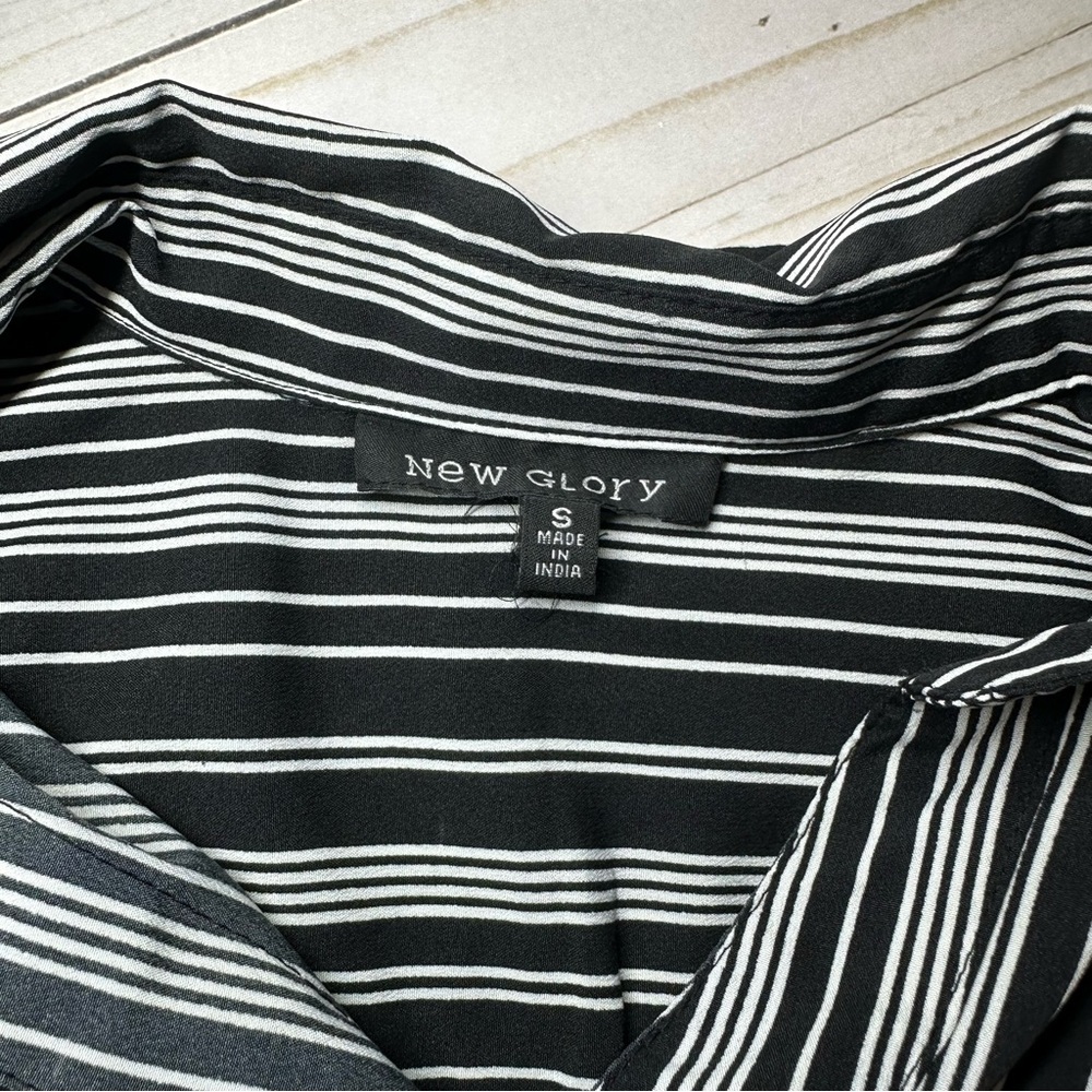 New Glory‎ Striped Dress Size Small Black and White - Picture 3 of 4